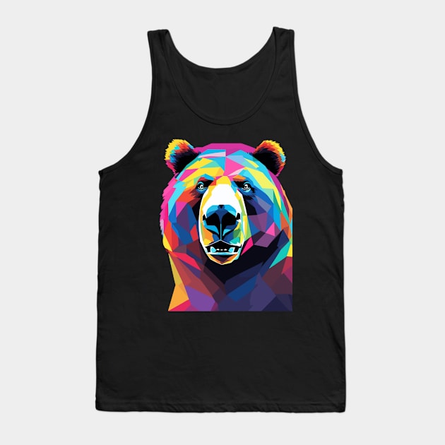 Brown Bear WPAP Tank Top by VALCO